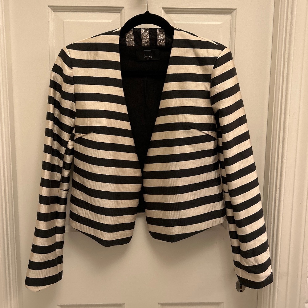 Dolce Vita cropped tuxedo jacket